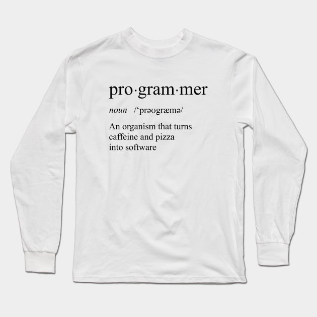 Programmer Long Sleeve T-Shirt by TeeH4wkDesign